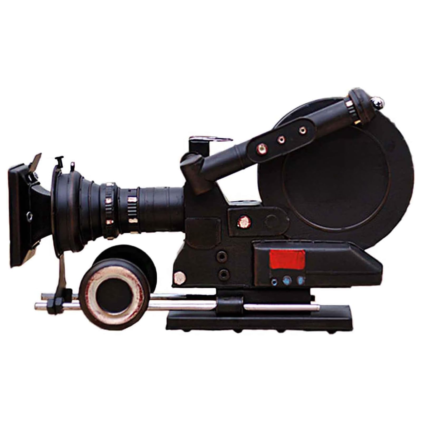 Photo 1 of AUPKROT JSBWSFA Iron Prop Antique Camera, Movie Film Projector Model Movie Theater Decor Retro Storefront Sculpture Decorations for Home Bar Cinema Decor