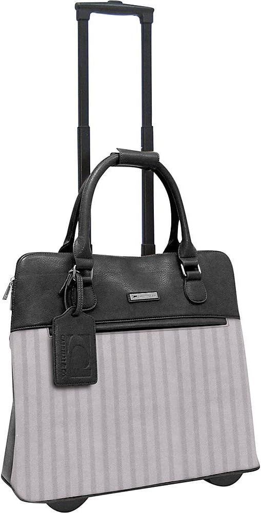 Cabrelli Lucy Lazer Laser 15" Laptop Rollerbrief - Black Gray Multi
