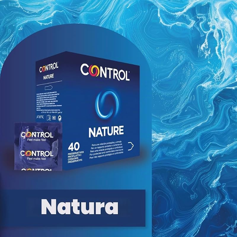 Nature Preservativi Classici in Lattice Naturale Trasparenti 40 Pezzi