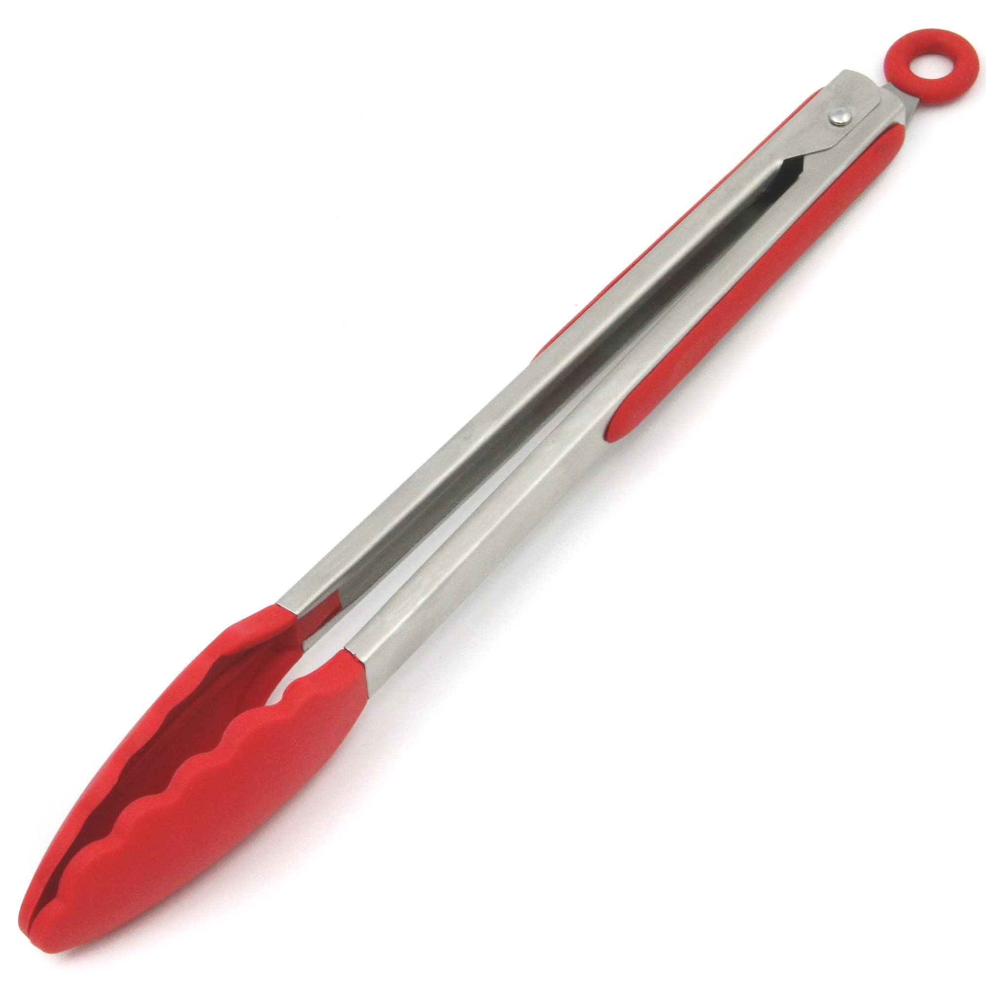 Chef Craft Chef Craft Red 12" Silicone Tong, Red