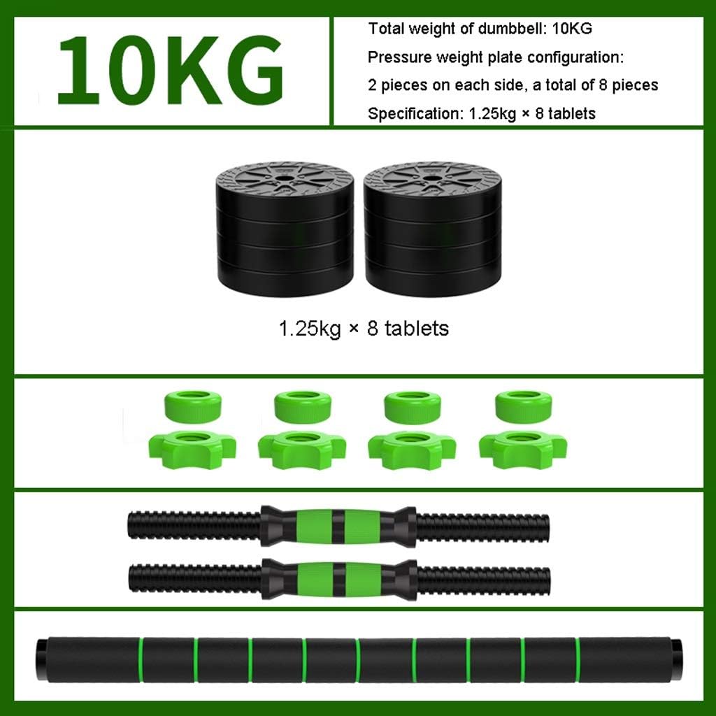 Exercise & Fitness Dumbbells Adjustable Dumbbell Dumbbell and Barbell Set Men's Home Fitness Adjustable Dumbbells for Body Building Muscle Training Training dumbbell