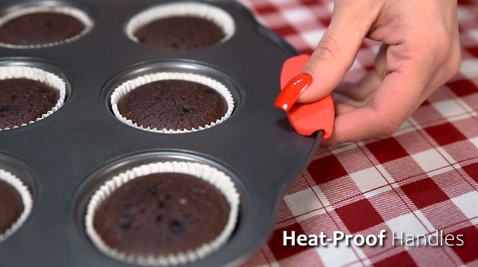 Baking Pan Set, 15 Piece Premium Baking Set, Nonstick Bakeware Sets BPA Free, Cookie Sheets for Baking Nonstick Set, Steel Baking Sheets for Oven with Muffin Pan, Cake Pan & Black Kitchen Utensils