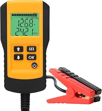 Amazon Com Suner Power Digital 12v Car Battery Tester Automotive Battery Load Tester And Analyzer Of Battery Life Percentage Voltage Resistance And Cca Value For Flood Gel Agm Deep Cycle Battery Automotive