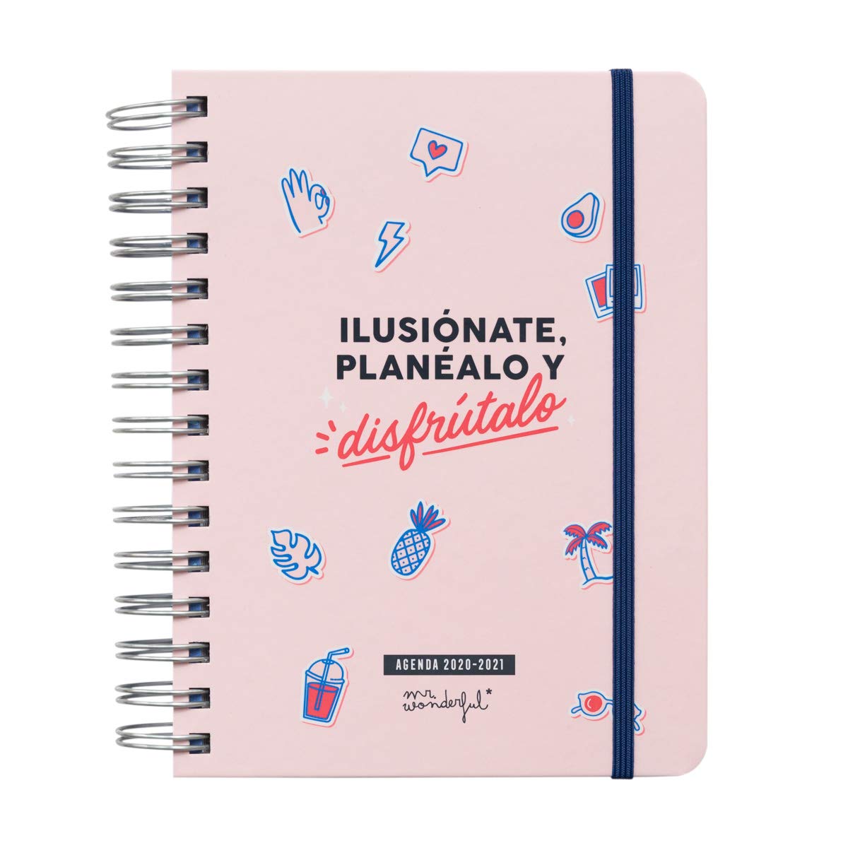 Rotu Agenda 2020-2021 Day per page - Get excited, plan it - 19.5 x 15 cm