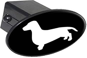 GRAPHICS & MORE Dachshund Doxy Wiener Dog Oval Tow Trailer Hitch Cover Plug Insert 2"