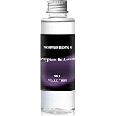 WEALD TRIBE Stick Reed Diffuser Oil Refill | Eucalyptus &amp; Lavender Scent | 4 fl oz(120ml) Home Fragrance Defusers | Scented Aroma Fragrance Oil Reed Diffuser Sets With 6 Sticks