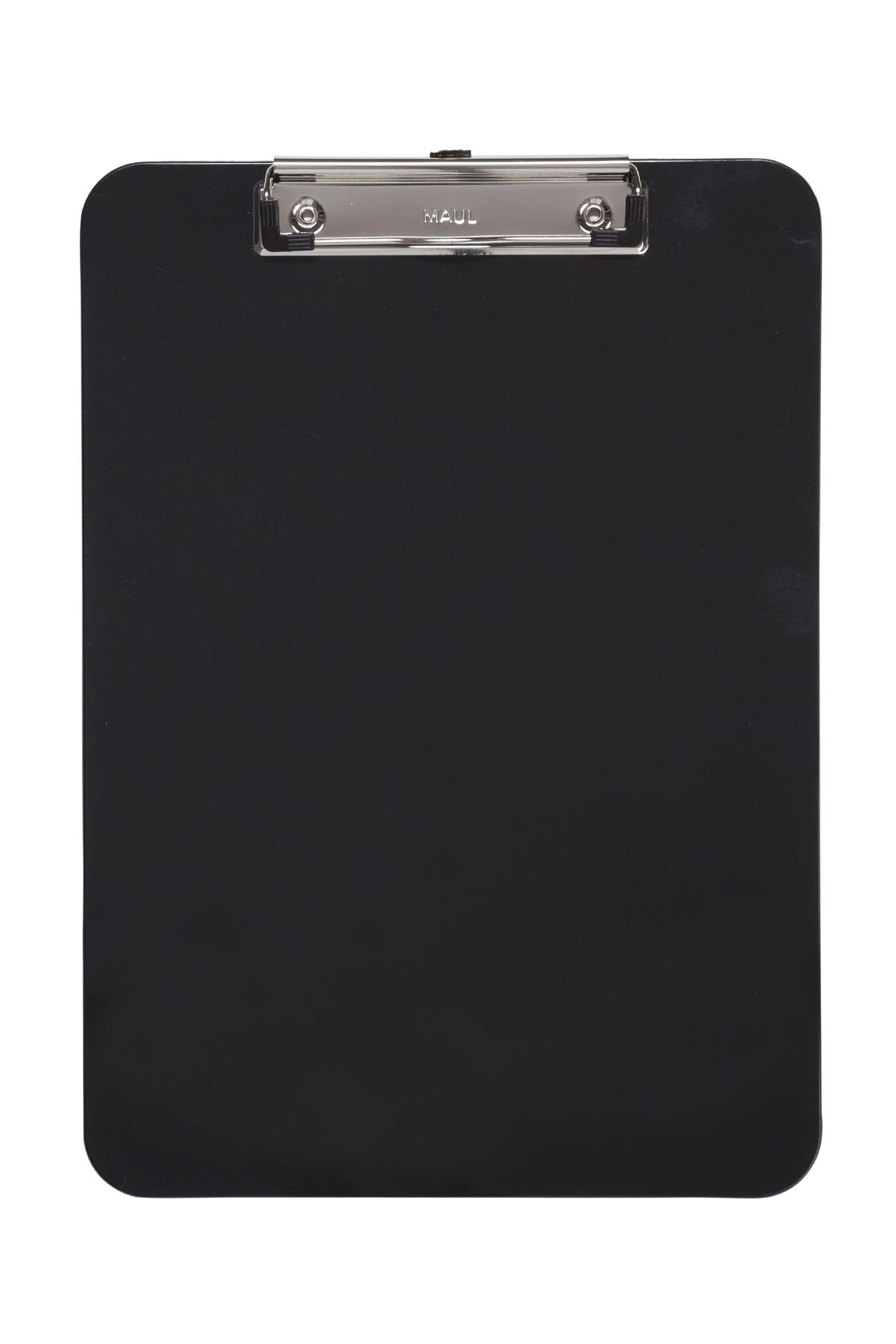 Maul Writing Board, Plastic, A4 clipboard, Hanging Loop Black