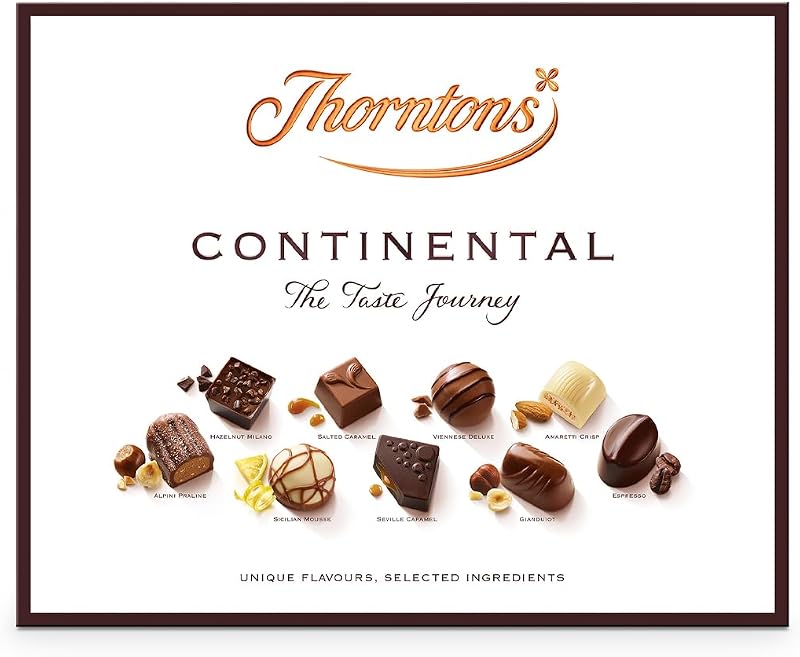 Thorntons Continental Chocolate Gift Box 454g for Women Men Christmas Valentines