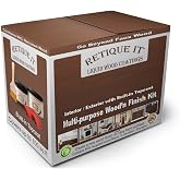 Gel Stain Liquid Wood Kit - Perfect Companion to Chalk Furniture Paint, Milk Paint &amp; Cabinet Paint - Beyond Faux Wood Look Paint (Quart 32 oz) Java