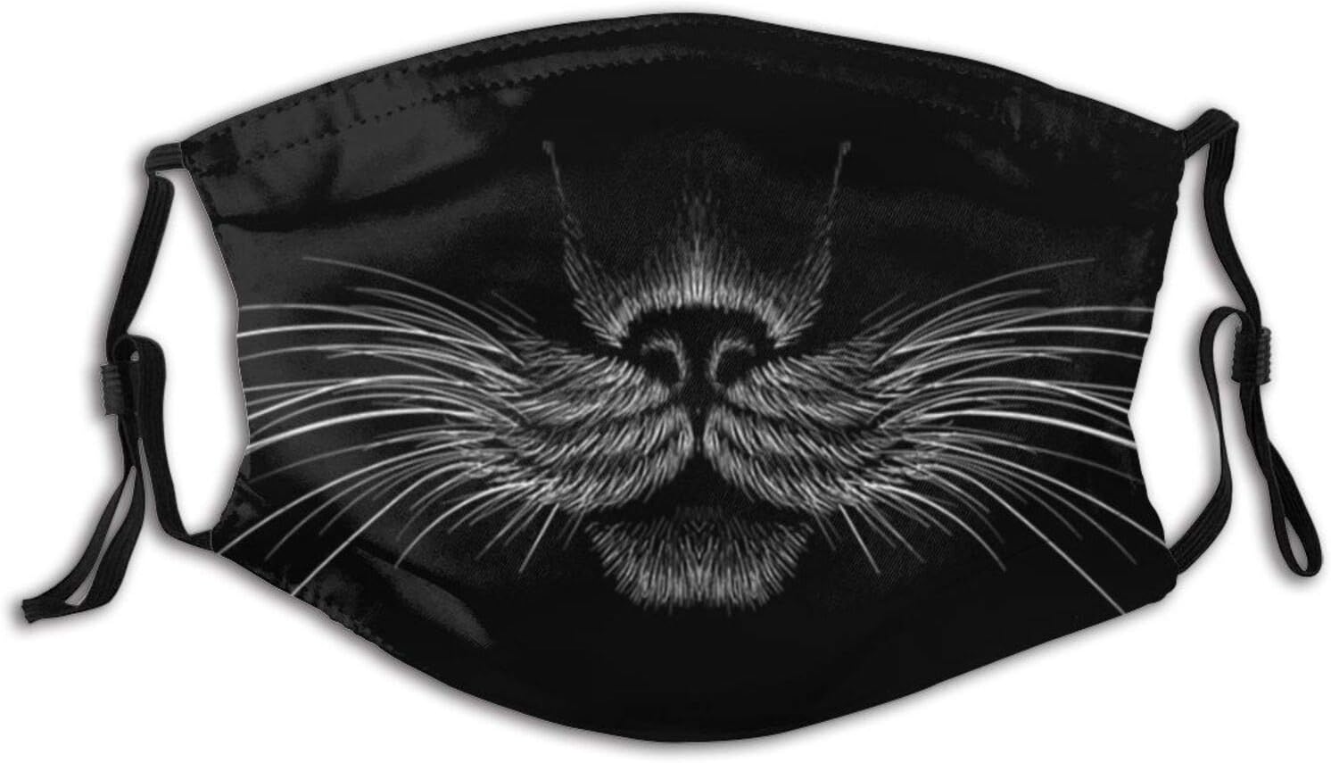 Black Cat Mouth Cat Mask Face Mask Neckerchief Cat Mouth Mask Animal