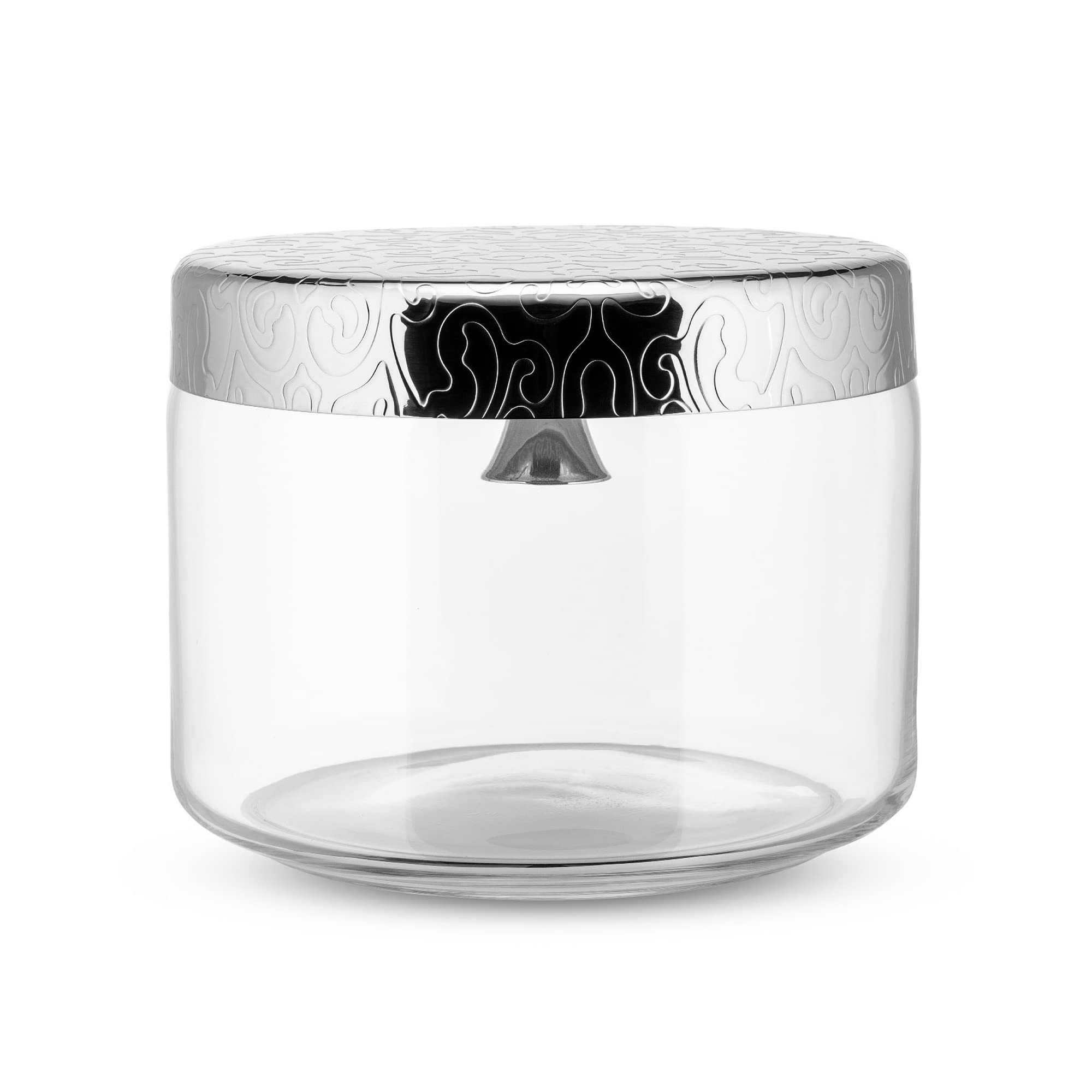 Alessi MW29 Dressed Glass Cookie Jar with Bell