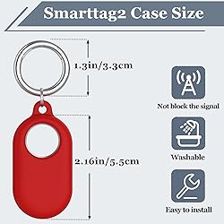 Tyanuzz Smart Tag 2 Case Compatible with Samsung