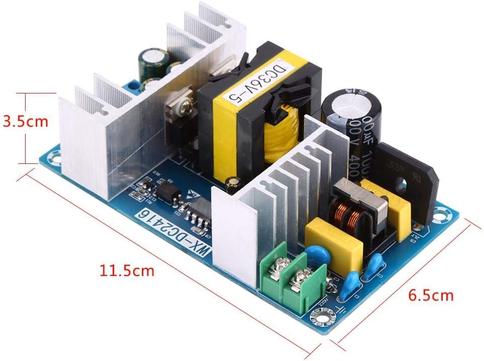 Module Alimentation Commutation 180W - AC 100-240V Vers DC 36V 5A, Protections Surtension/Surintensité