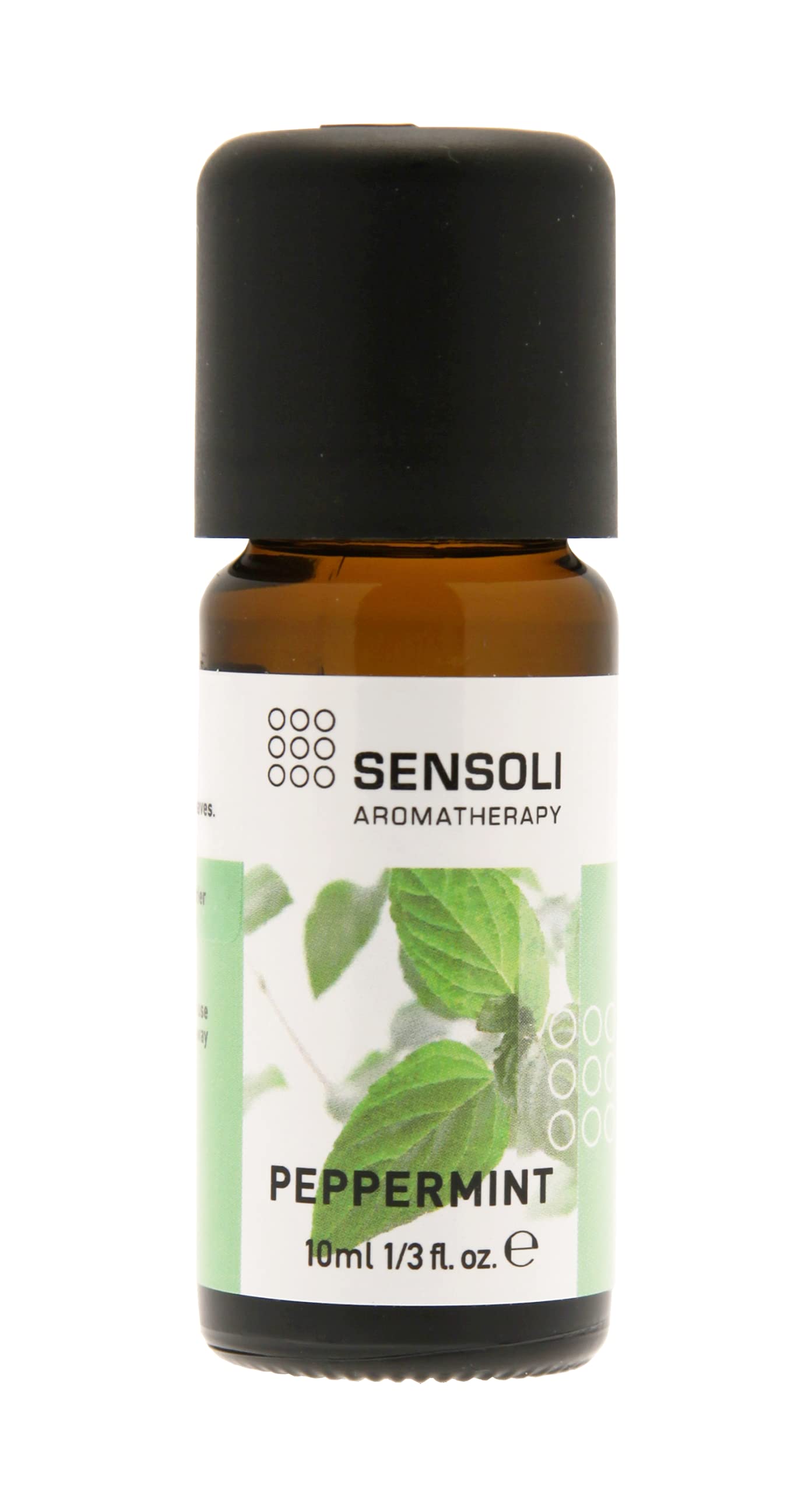 SENSOLI Peppermint Essential Oil 10ml - 100% Pure, Amber Glass Dropper Bottle – Aromatherapy Essential Oil for Diffusers, Massage & DIY Blends — image 1