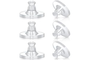 FORMULEN Earring Backs Rubber,100 PCS Soft Clear Earring Backs for Studs,Hypoallergenic Silicone Earrings Backs Replacement Safety Back Stoppers
