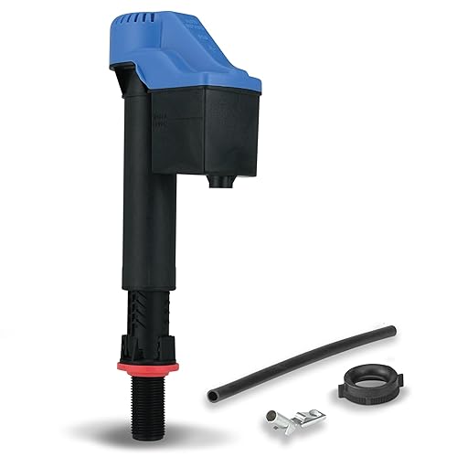 Korky 528T Replacement TOTO Toilet Fill Valve - Fits G-Max and Power Gravity Toilets -Easy to Install -Made in USA, Black