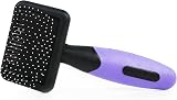 Rosewood Rosewood Options Mini Slicker Brush for Small Animals Black Purple view 2