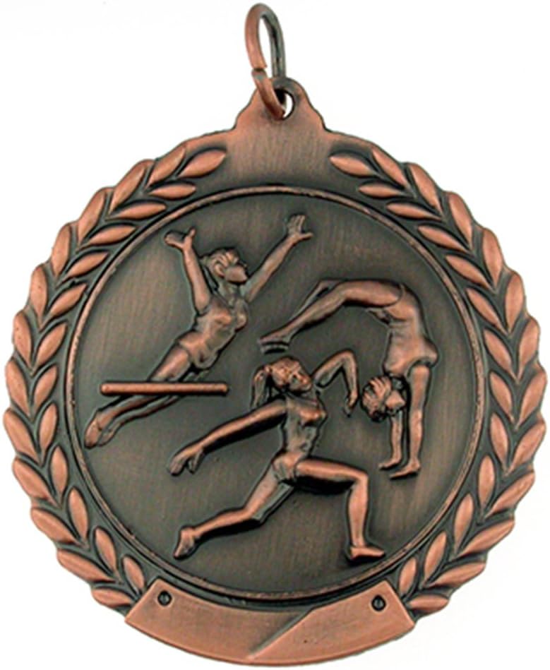 Gymnastics Award Female Single and Bulk Medals