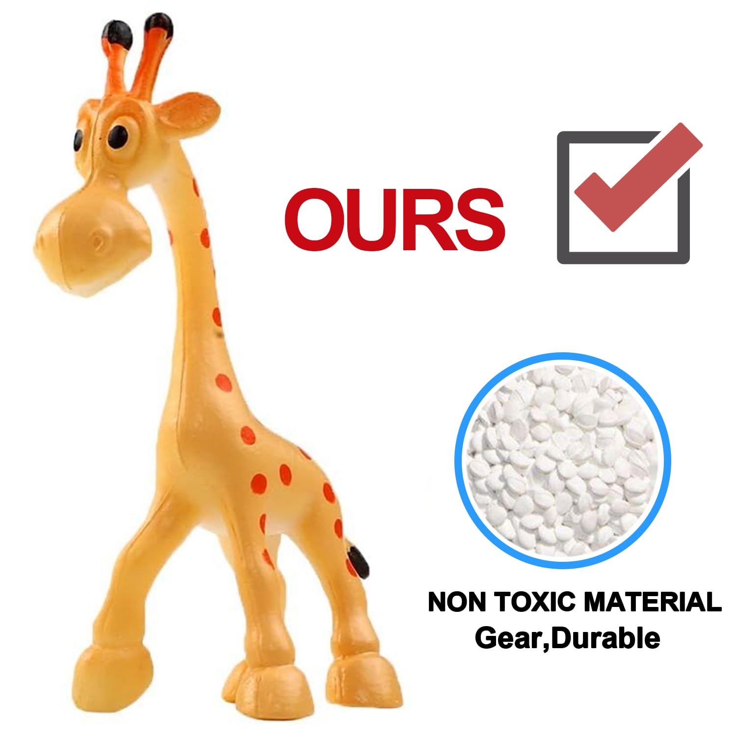 Funcorn Toys Cartoon Animal, 24 Pack Mini Plastic Wild Animals Models Toys Kit, Jungle Animal Figures Set for Children Boys & Girls Kids Party Favors Classrooms Rewards Birthday Gift Educational Toy