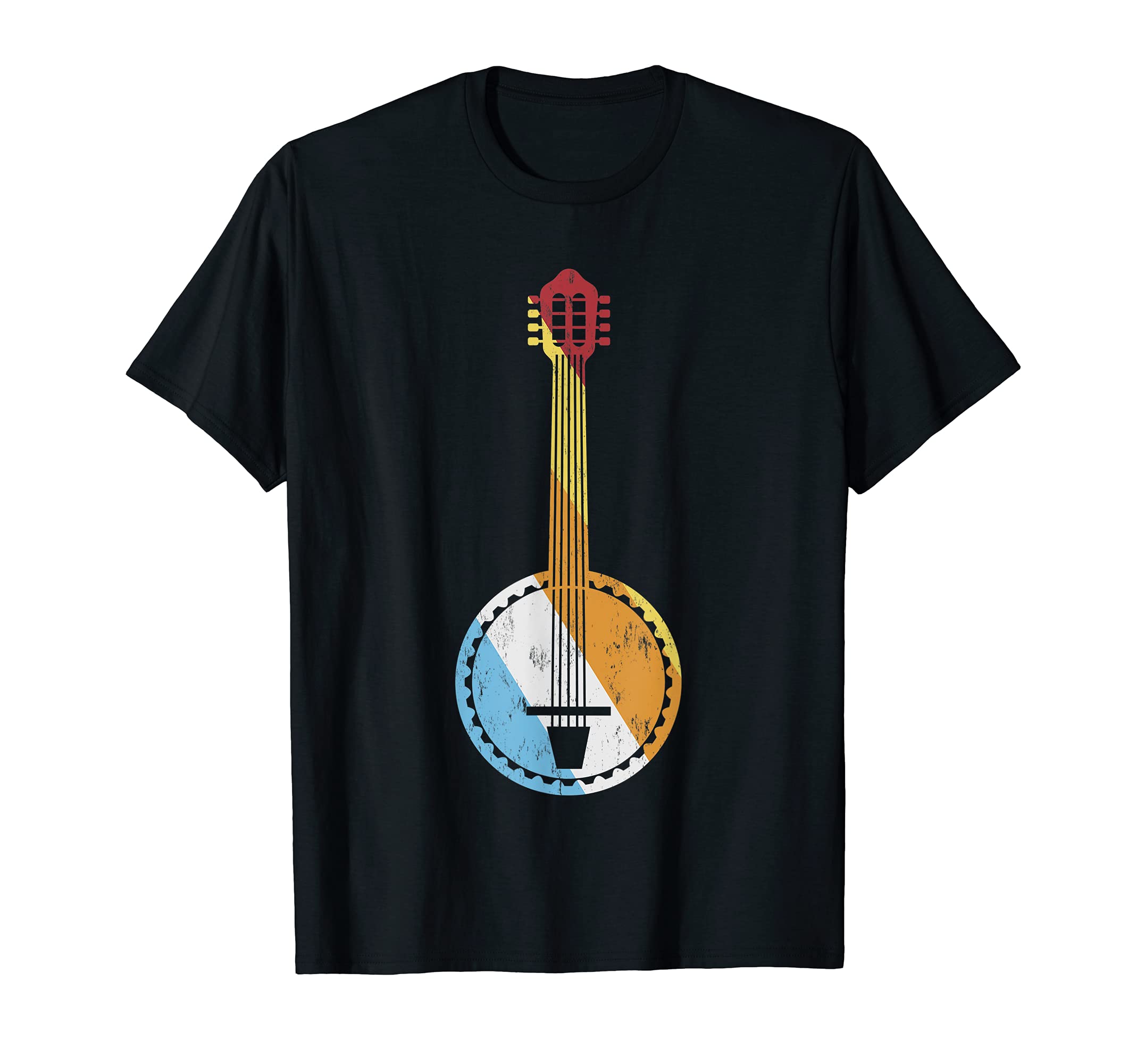 Vintage Banjo Music Lover Banjo Guitar T-Shirt