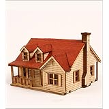 Desktop Wooden Model Kit A cafe at a whistle stop