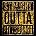 Straight Outta Pittsburgh - Hometown Pride, Football, Pennsylvania Long Sleeve T-Shirt - Large - Black