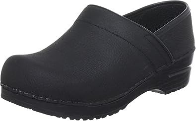 sanita leather clogs