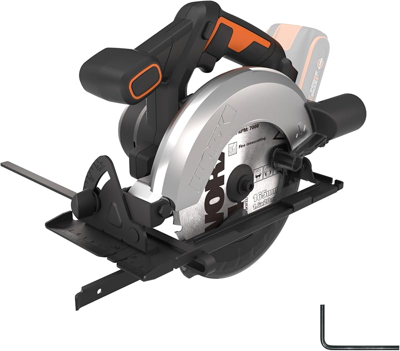 WX526.9 Akku-Kreissäge 20V, ohne Akku & Ladegerät