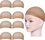 URAQT Wig Caps 8 Pcs Nylon Ultra Thin Breathable Unisex Wig Net Cap