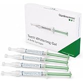 Opalescence 15% Carbamide Peroxide Teeth Whitening Gel Syringes - 5195-2 | (4 Units) Refills for Trays. Low-Sensitivity Formula, Mint, Developed by Dentist. Made in USA by Ultradent.
