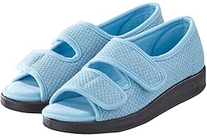 Silverts Women's Adjustable Sandals Extra Wide Diabetic Easy Closure Comfort Footwear for Swollen Feet
