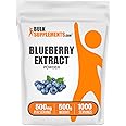 BulkSupplements.com Blueberry Extract Powder - Blueberry Extract Supplement, Wild Blueberry Extract - Vegan & Gluten Free, 500mg per Serving, 500g (1.1 lbs) (Pack of 1)