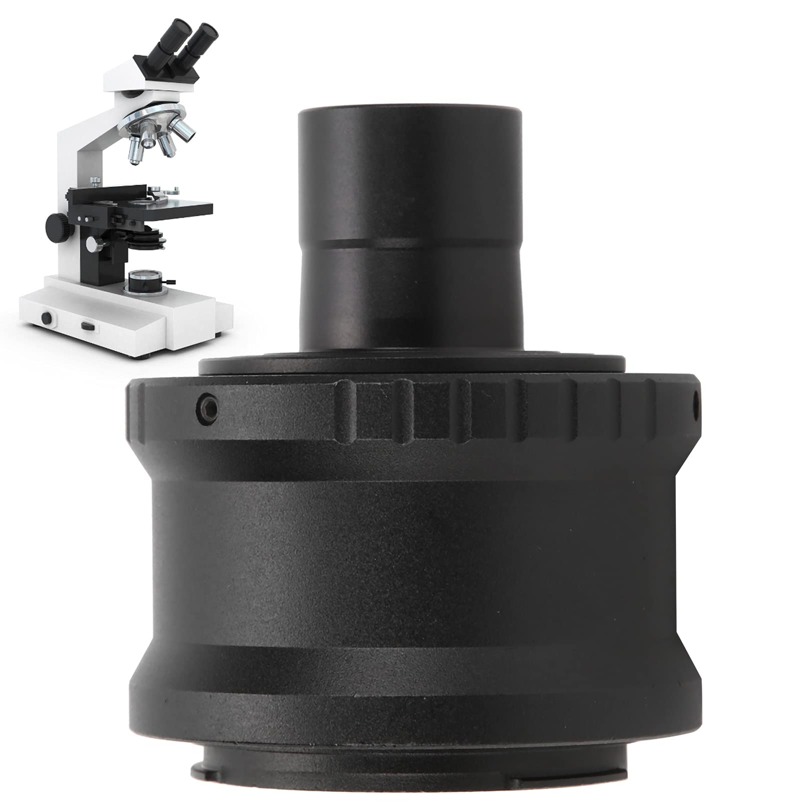 Zunate T Adapter, 23.2mm Microscope T Mount Extension Tube T2 Mount Adapter Ring for Sony E Mount Camera, M42x0.75 Interface Camera Lens Adapter Accessory