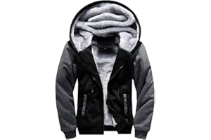 LBL Leading the Better Life Men's Pullover Winter Jackets Hooed Fleece Hoodies Sweatshirt Wool Warm Thick Coats