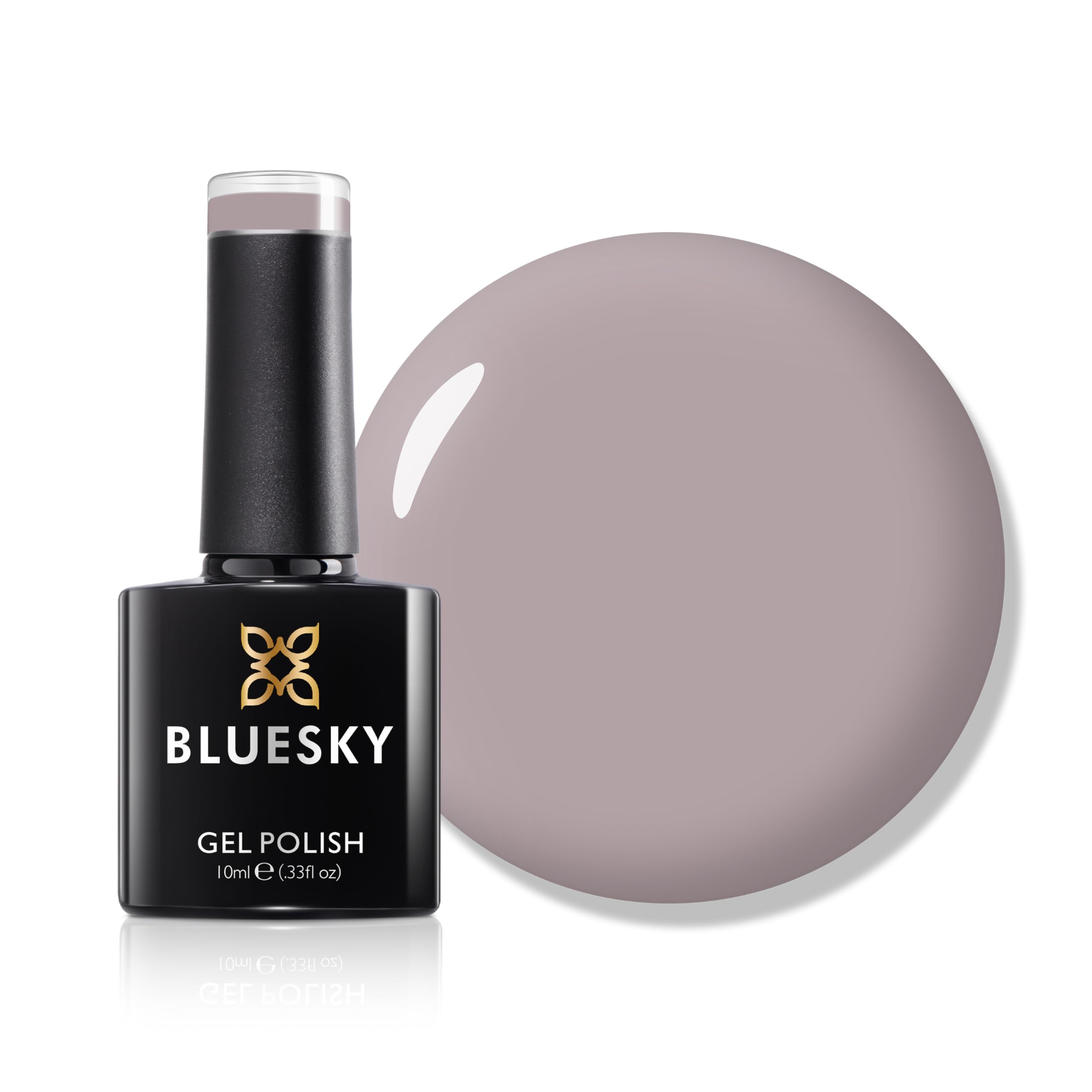 Bluesky Gel Nail Polish, Taupe Beige Grey 63921, Nude, Long Lasting, Chip Resistant, 10 ml (Requires Drying Under UV LED Lamp)