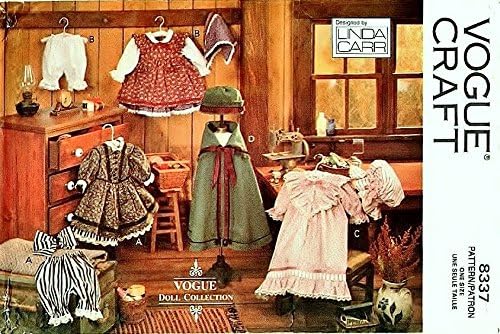 Vogue 8337 - Early American Doll Clothes, Sewing Patterns for 18-Inch Dolls (Vogue Doll Collection, Also sold as Vogue 429)
