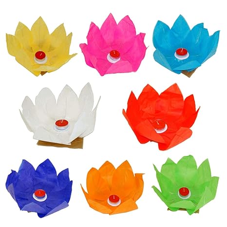 Buy Vg Toys Novelties Lotus Floating Water Paper Lantern