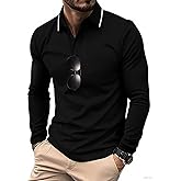 ZITY 3 Pack Men Polo Shirts Long Sleeve with Pocket Golf Shirts Shirts for Men Casual Work Athletic Collared T-Shirts
