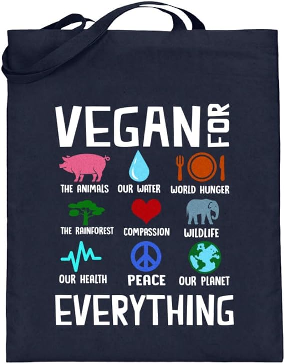 Swayshirt Vegan Veganer Vegetarier Tierfreund Umweltbewusst Geschenk Veggie Spruche Gemuse T Shirt Jutebeutel Mit Langen Henkeln Amazon De Bekleidung