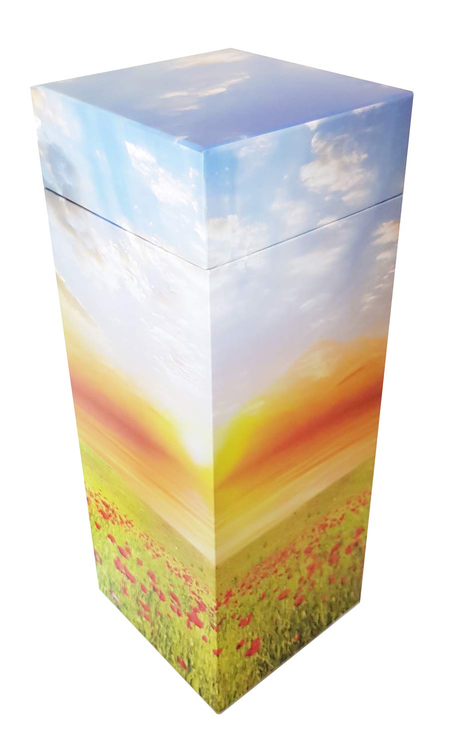 Poppy Field ScatterPod Scattering Adult Cremation Urn
