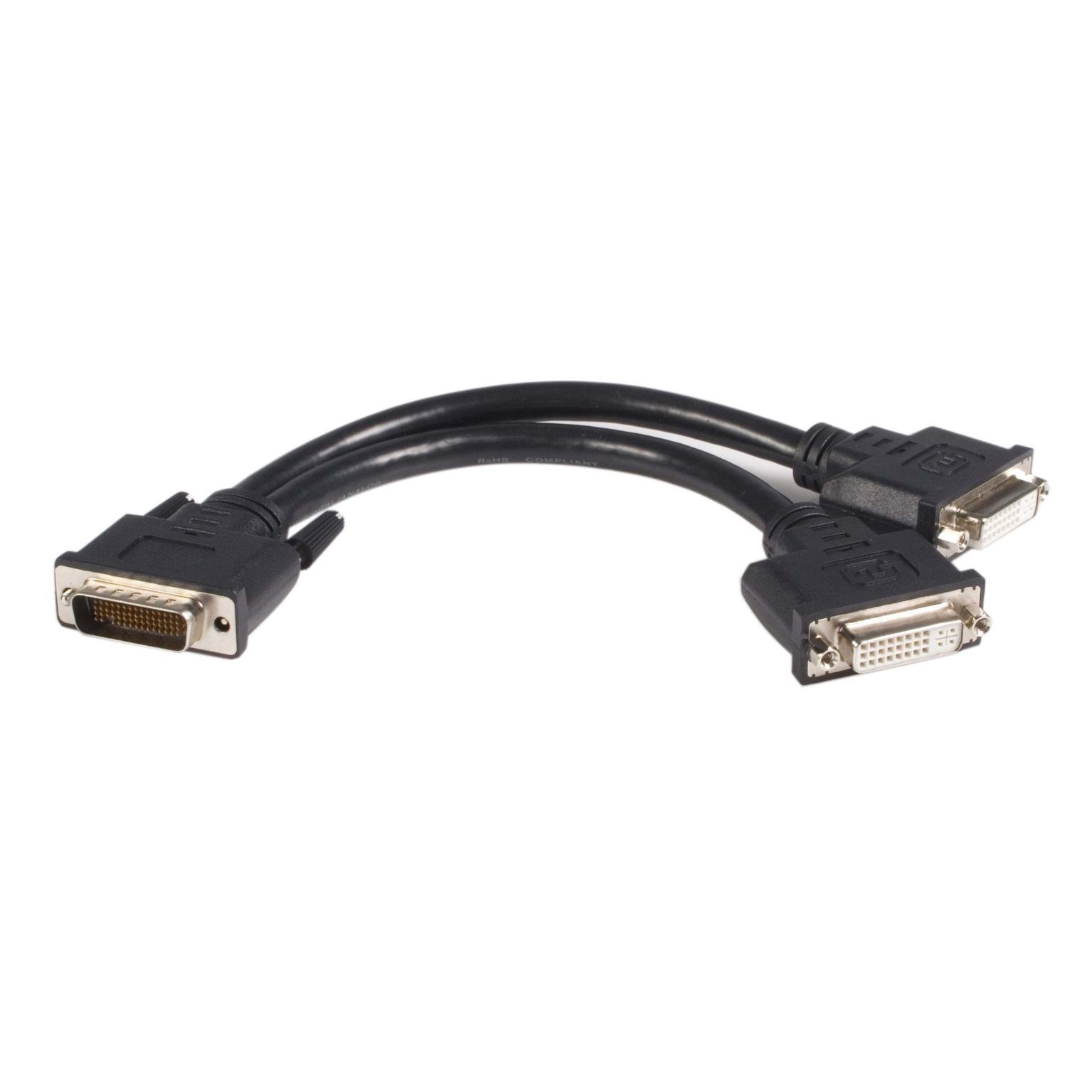 StarTech.com DMS 59 to Dual DVI I - 8in - DMS 59 to 2x DVI - Y Cable - DVI Splitter Cable - Monitor Splitter Cable - DMS 59 Cable (DMSDVIDVI1)