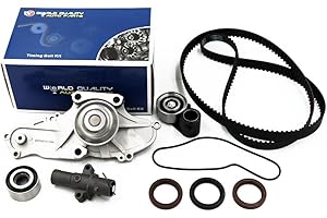 WQ W&Q AUTO PARTS Timing Belt Kit Water Pump 2003-2013 For Acura MDX TL RL ZDX TSX RDX For Honda Accord/Odyssey/Pilot/Ridgeline Saturn Vue 3.0L 3.5L 3.7L SOHC V6