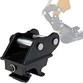 MMS Quick Change Hitch for Mini Excavators, Quick Connect Attachments Mechanical, Quick Hitch Coupler Fit for 0.8-1.8 Tons
