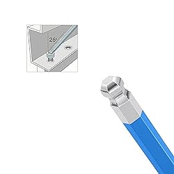 Skweawert 3mm Ball End Allen Hex Key Wrench, Inner
