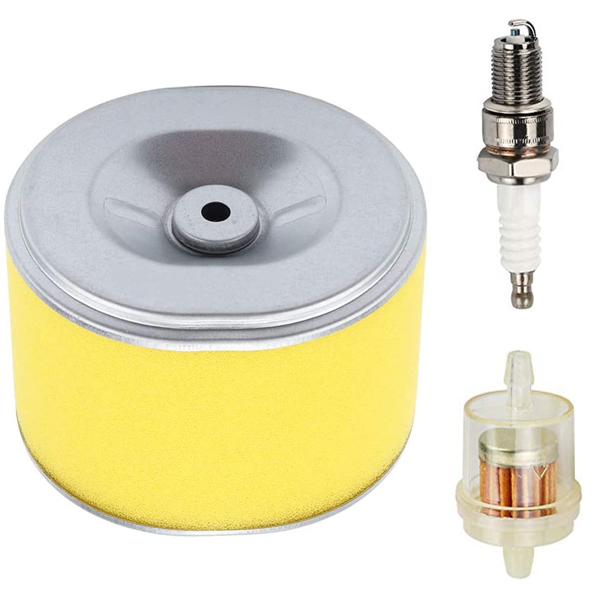 ZAMDOE Air Filter for Honda GX240 GX270 8HP 9HP Engine EG3500X EN3500 EZ3500 Portable Generator, Replaces # 17210-ZE2-821 17210-ZE2-505 17210-ZE2-822 17210-ZE2-515, with Spark Plug