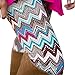 Perman Women Lady Skinny Geometric Print Stretchy Jegging Pants Slim Leggings (XL, Coffee B)