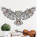 CQI 31× 18 Inches Colorful Owl Removable Home Decal Vinyl Wall Sticker Art Decor DIY Decoration