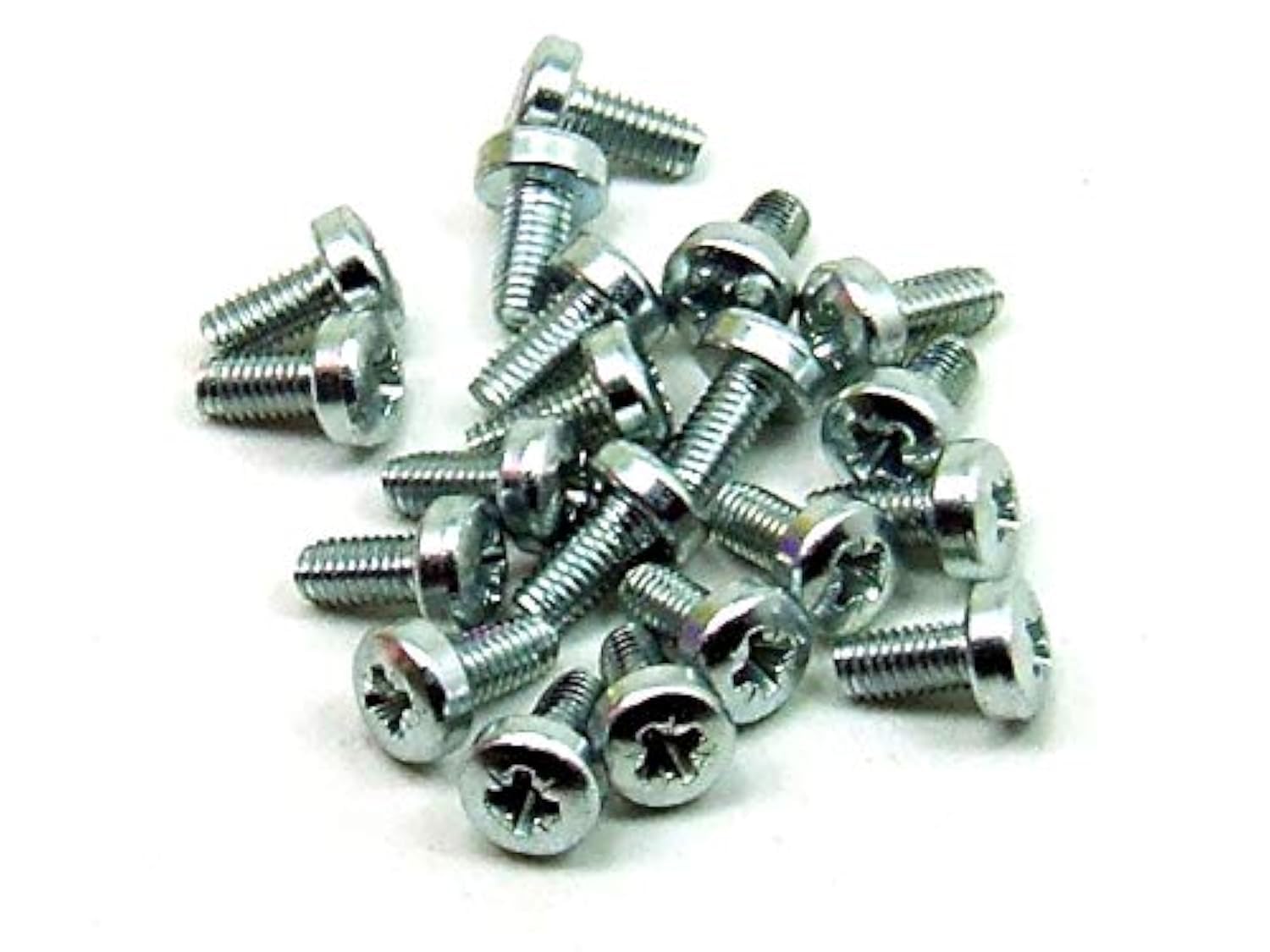 POPESQ® - 20 pcs. x M3 6mm long Screws Steel Zinc Cheese Head Pozidriv #A1899