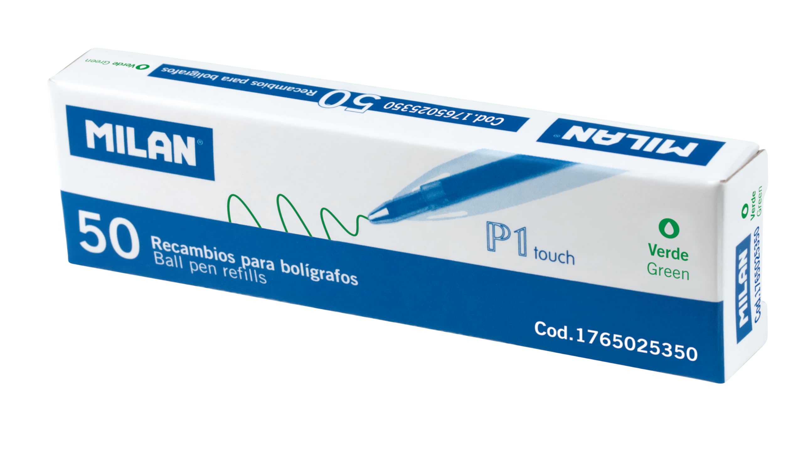 MILAN Box of 50 Refill Leads P1 Touch Green