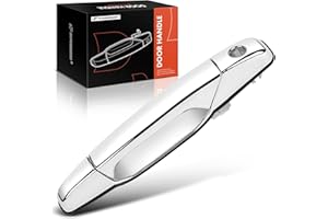 A-Premium Front Driver Side Chrome Exterior Door Handle with Keyhole - Compatible with Chevy Silverado 2007-2014 Suburban Tah